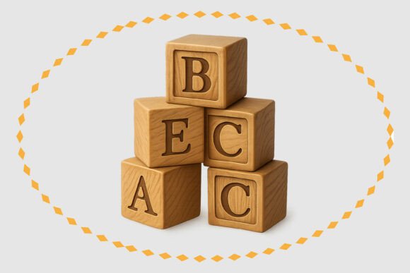Download Natural Wooden Alphabet Blocks Stacked - Wood Collection