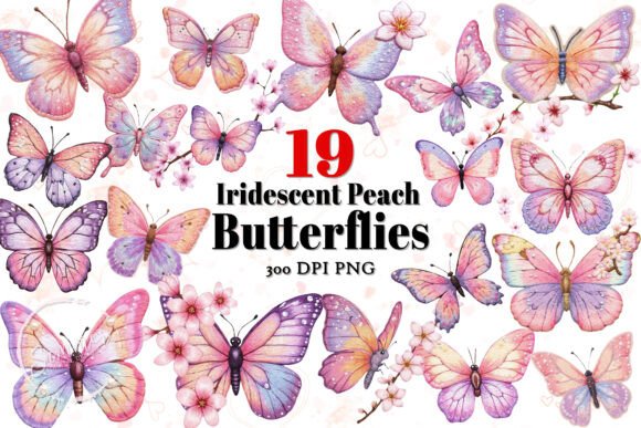 Download Spring Butterflies and Sakura Flowers - Spring Collection