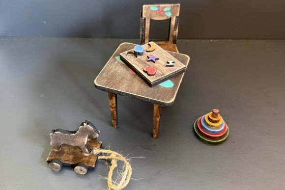 Download Dollhouse Playroom Furniture Toy Set - Premium Resources
