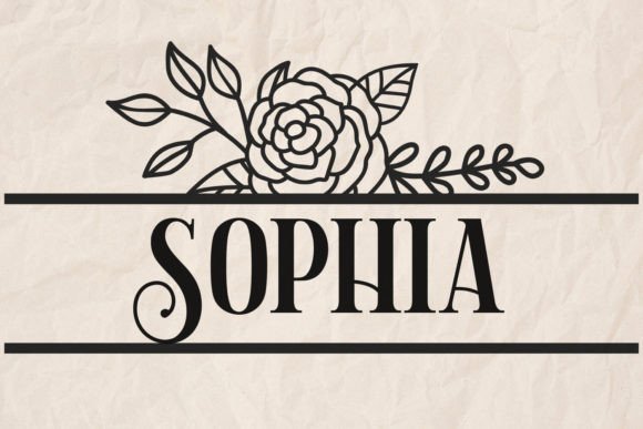 Download Rose Spring Monogram SVG - Spring Collection
