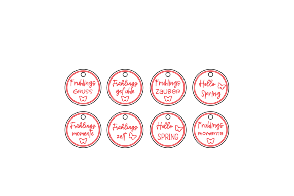 Download Tags for Gifts German Spring - Spring Collection