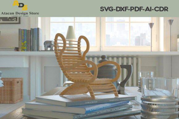 Download Wood Furniture Chair Laser Cut Templates - Wood Collection