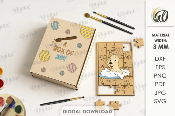 Download Paintable Wooden Puzzle Laser Cut - Wood Collection