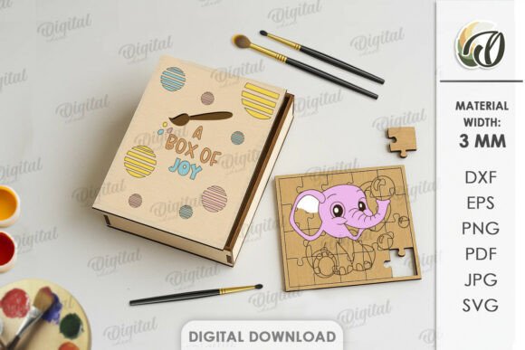Download Paintable Wooden Puzzle Laser Cut - Wood Collection