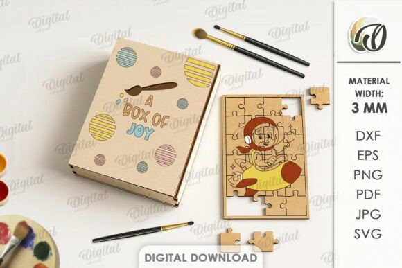 Download Paintable Wooden Puzzle Laser Cut - Wood Collection