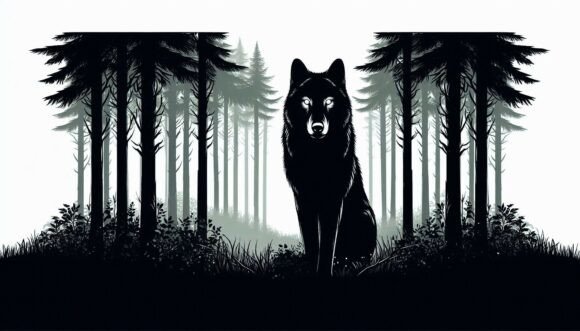 Download Fierce Woodland Wolf - Wood Collection